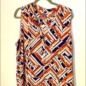 Sleeveless mini dress or tunic